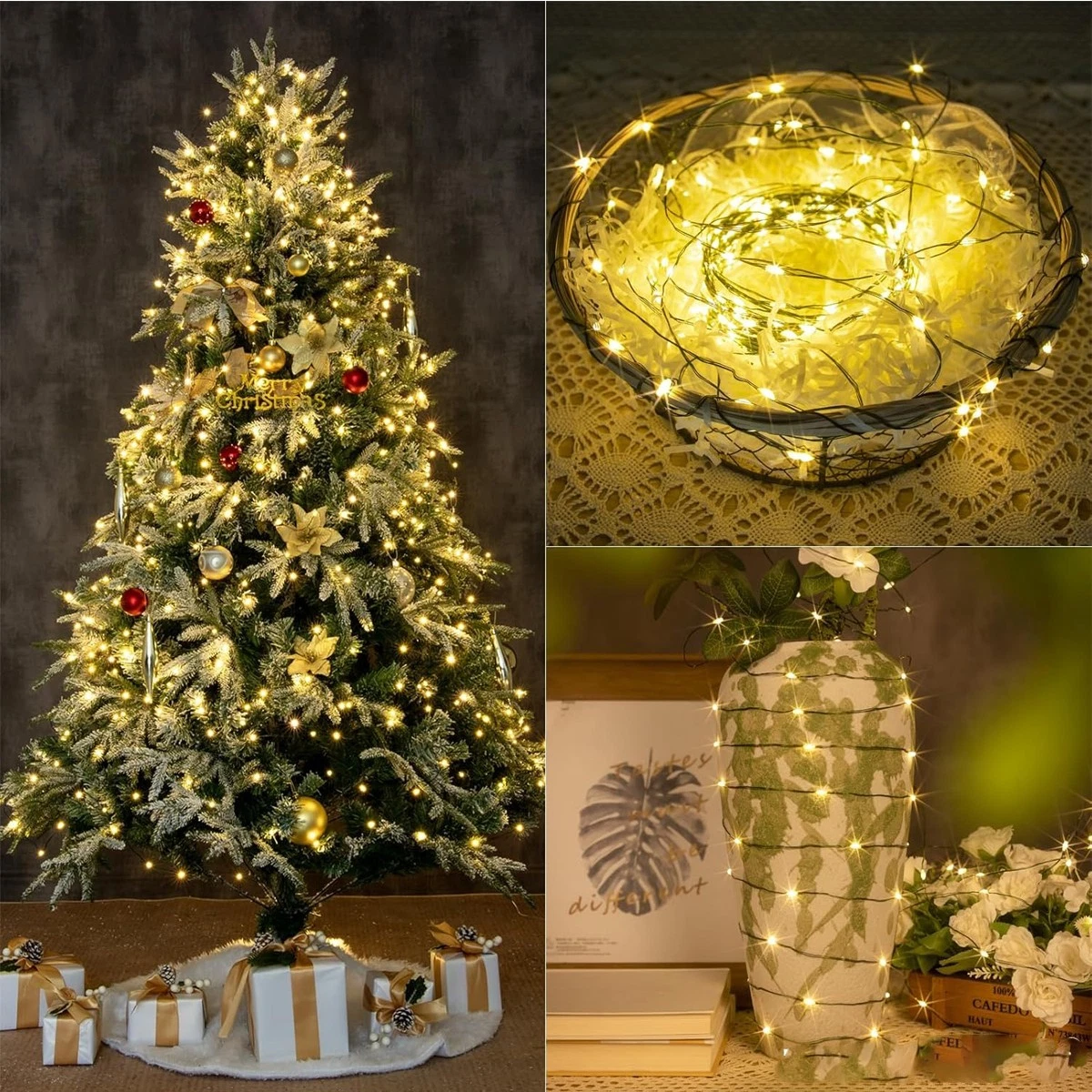 100-1000 LED Fairy String Lights Christmas Tree Wedding Xmas Party Outdoor Decor - Image 10