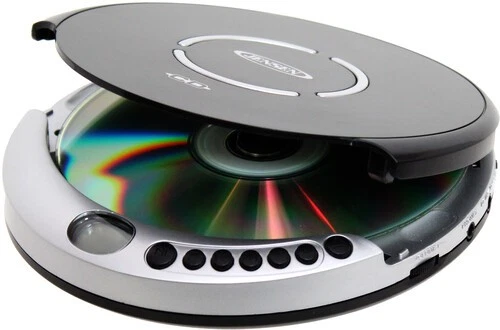 Jensen CD-60R Personal CD Player - 60 Second Anti-Skip - FM Radio (Silver/Black) - Image 3